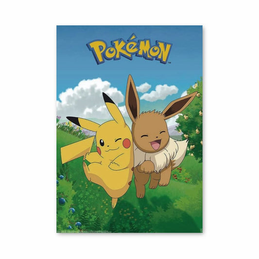 Póster Pikachu x Eevee