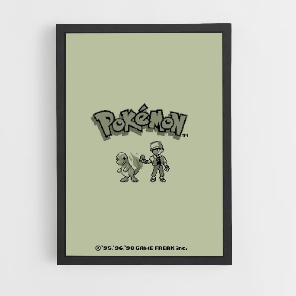 Póster Pokémon Gameboy