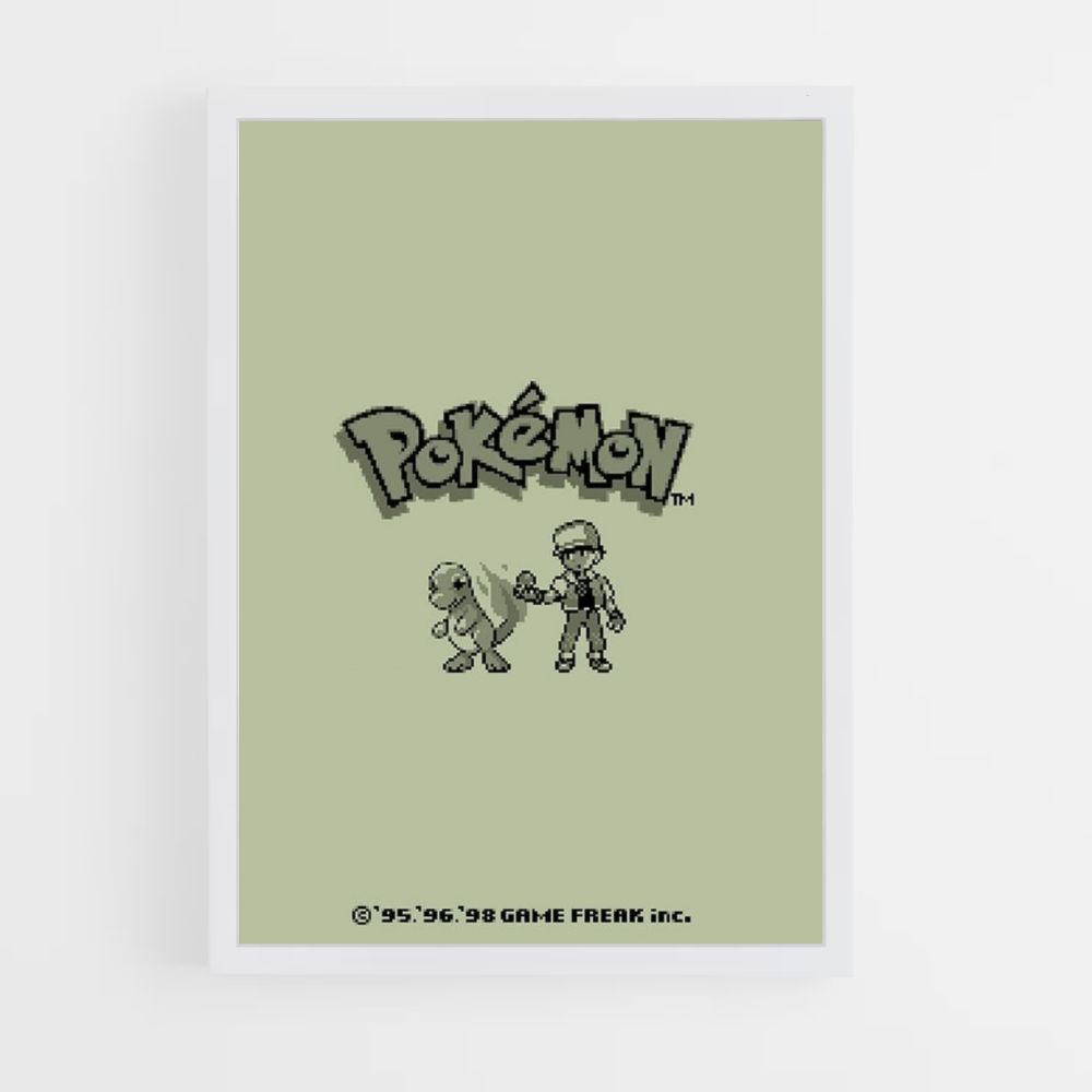 Póster Pokémon Gameboy