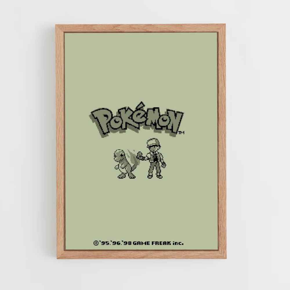 Póster Pokémon Gameboy