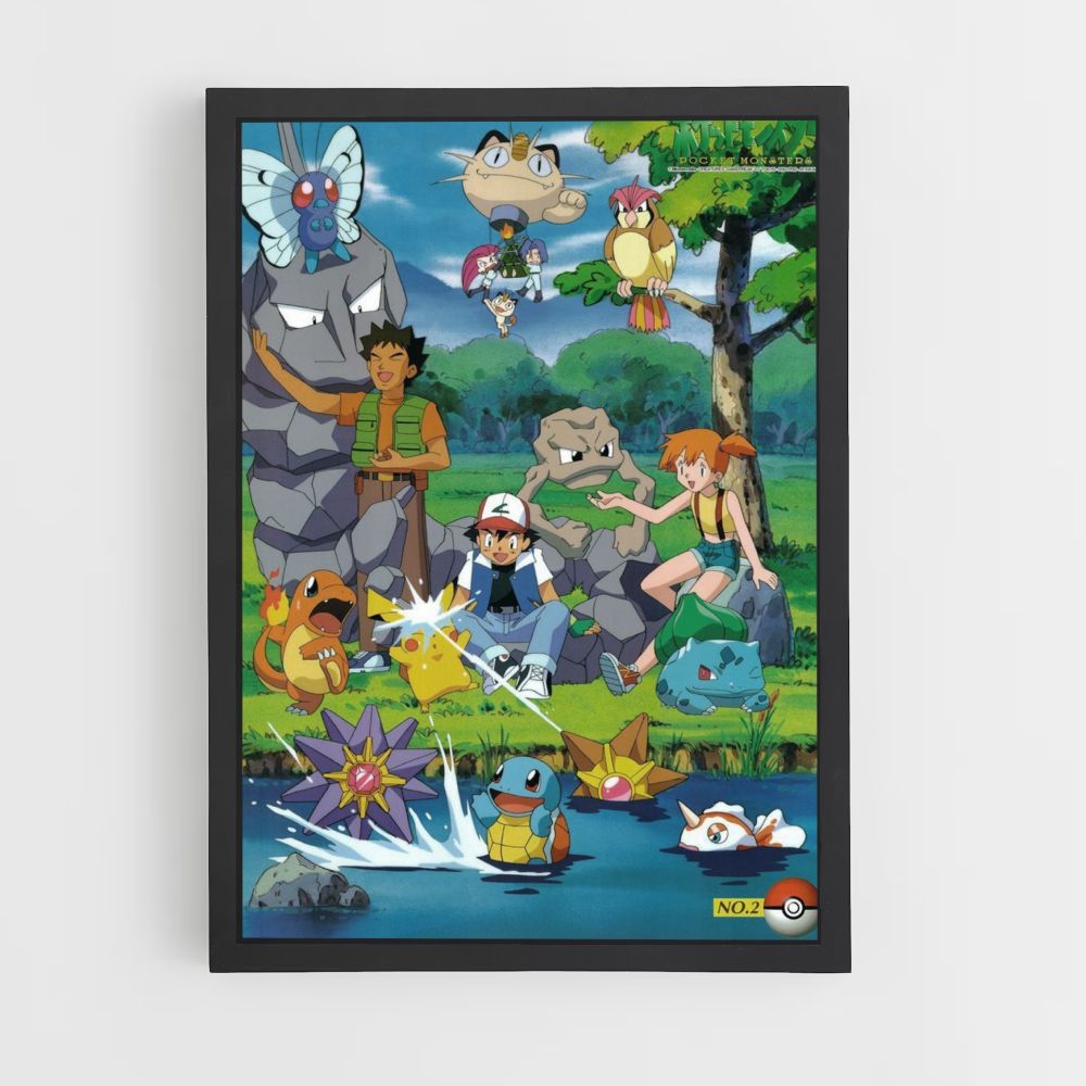 Póster Portada de Pokémon