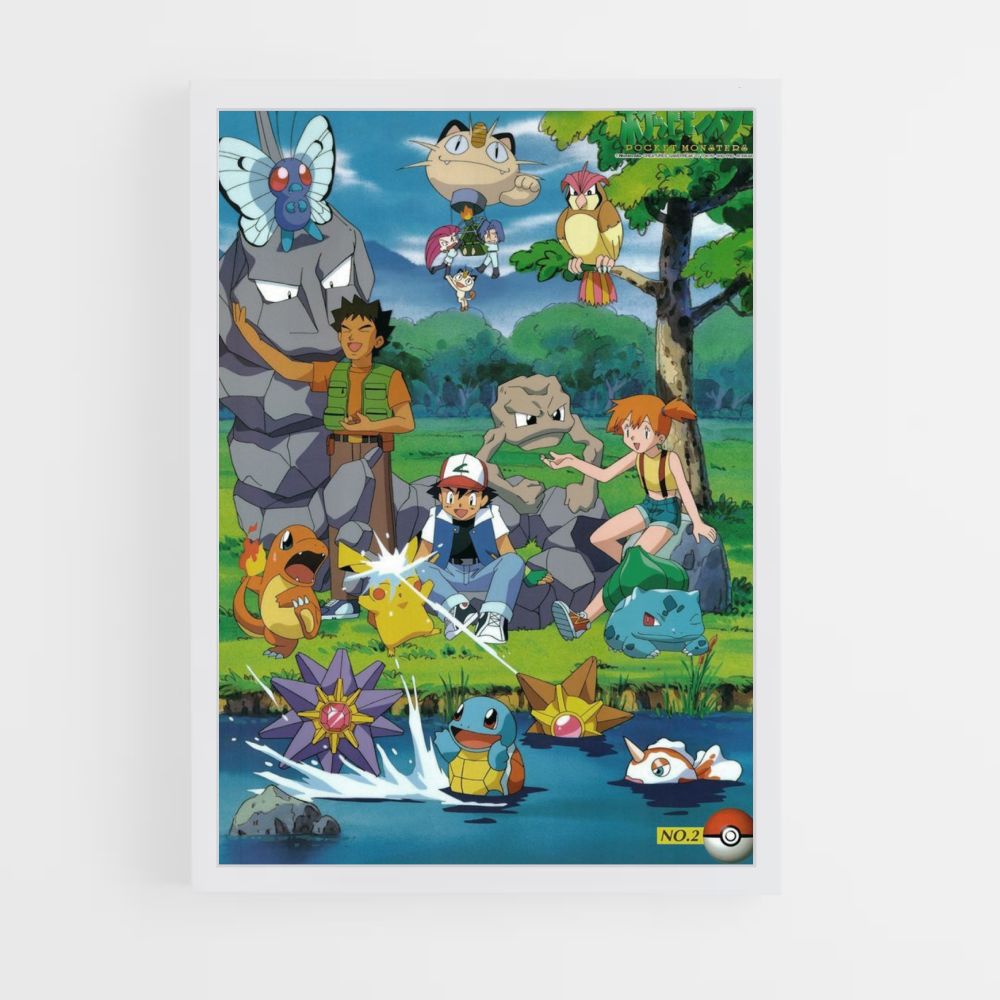 Póster Portada de Pokémon