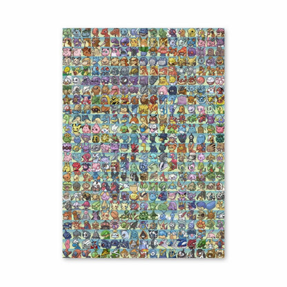 Póster Lista de Pokémon