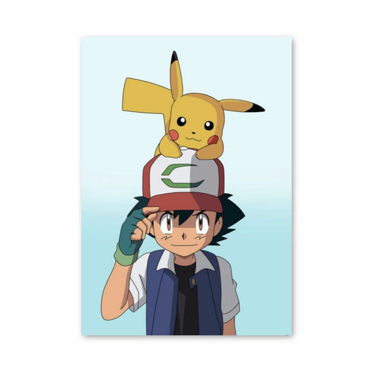 Póster Ash x Pikachu