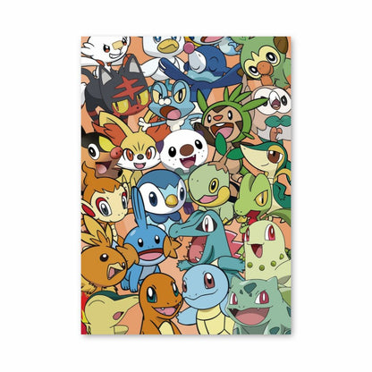 Póster Pokémon Iniciadores