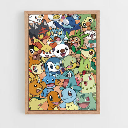 Póster Pokémon Iniciadores