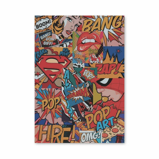 Cartel De Cómics De Arte Pop