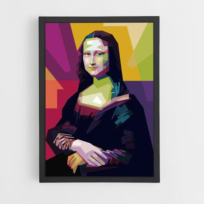 Cartel Mona Lisa Arte Pop