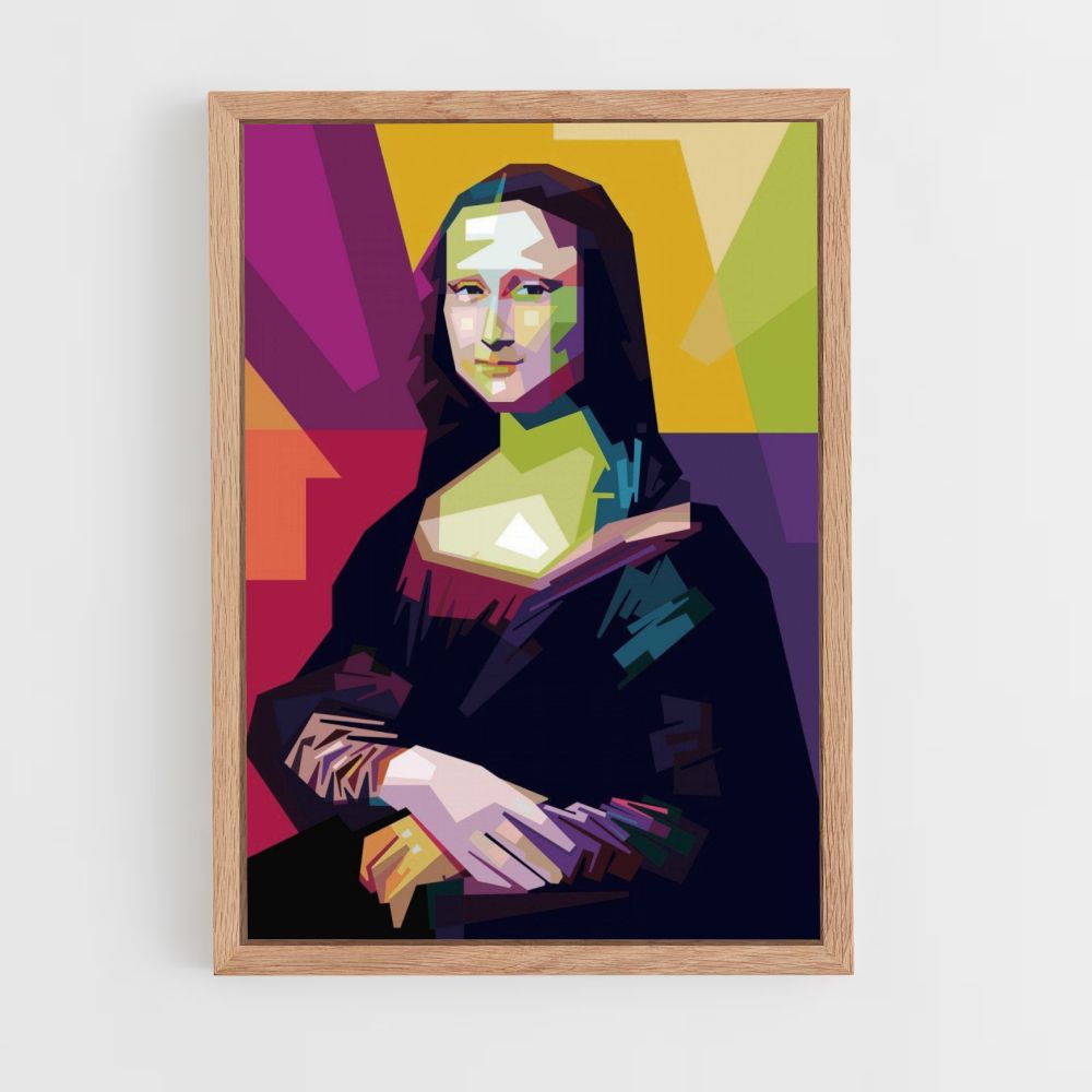 Cartel Mona Lisa Arte Pop