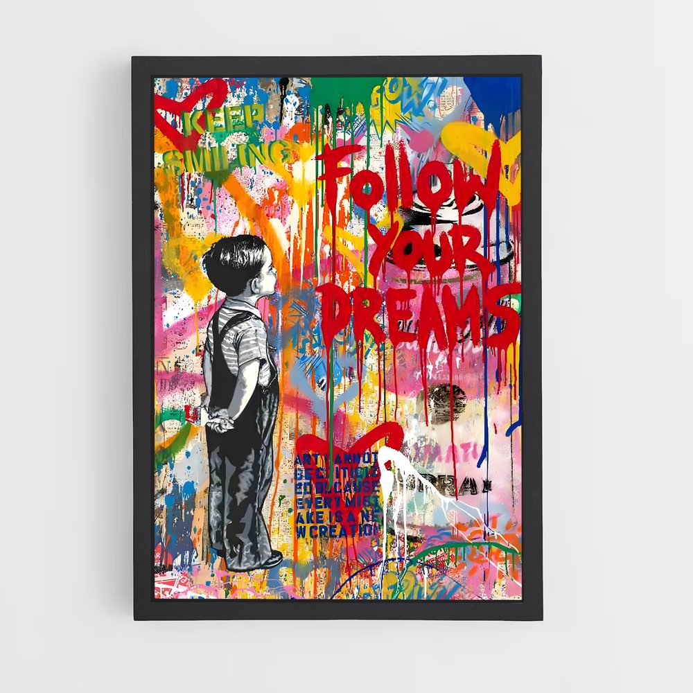 pop-art-5 cadre Noir