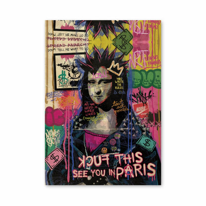 Mona Lisa Punk Póster