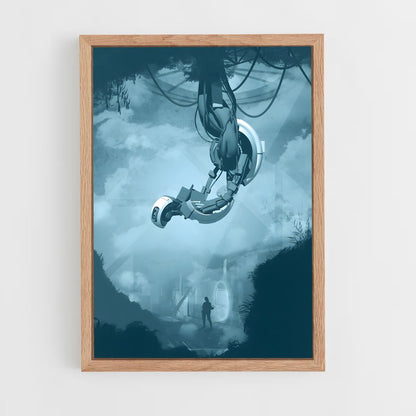 portal-2 cadre Bois clair