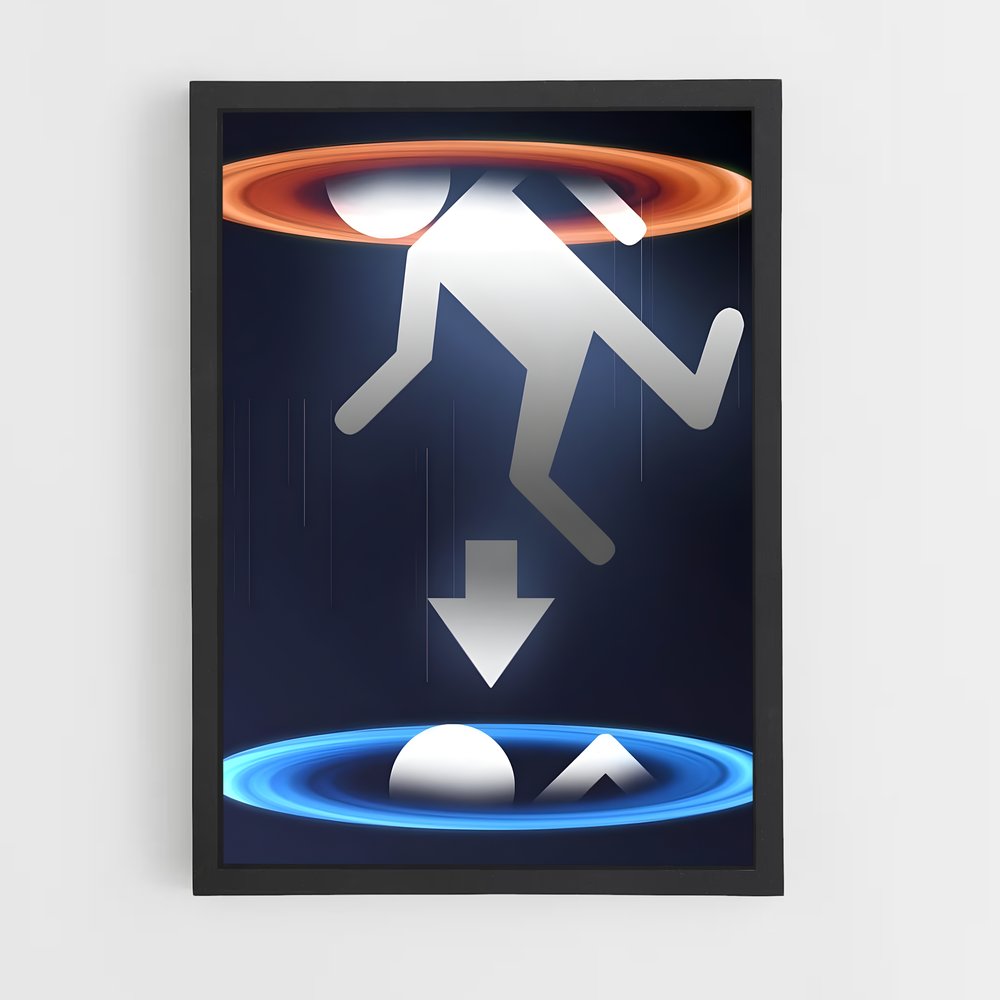 portal-9 cadre Noir