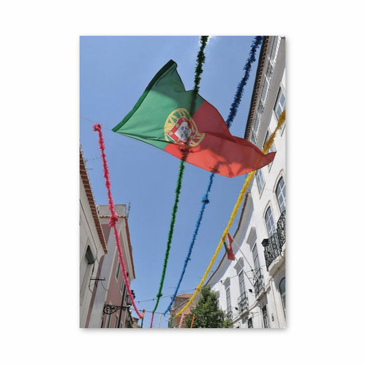 Bandera de portugal Póster