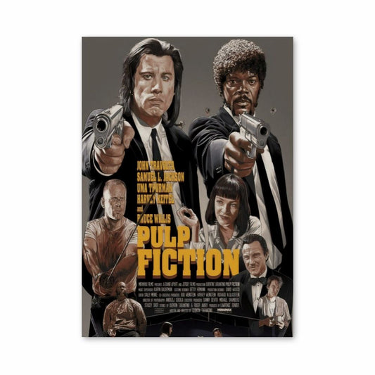 Póster de lanzamiento de Pulp Fiction