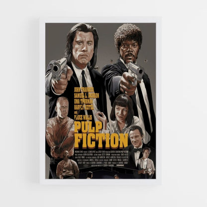 Póster de lanzamiento de Pulp Fiction