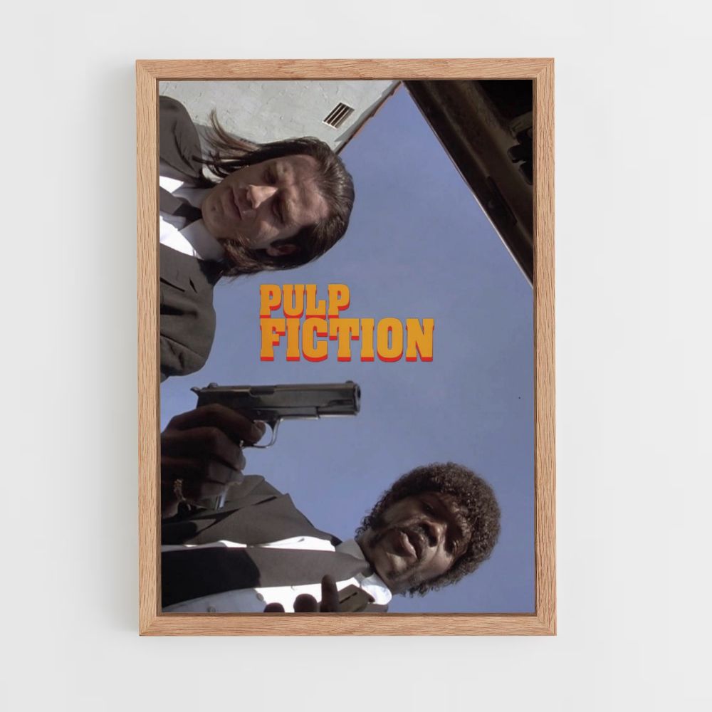 Póster Policía de Pulp Fiction