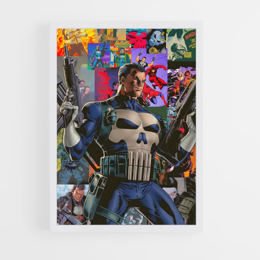 punisher-1 cadre Blanc