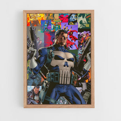 punisher-1 cadre Bois clair