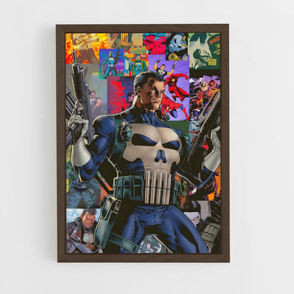 punisher-1 cadre Bois foncé