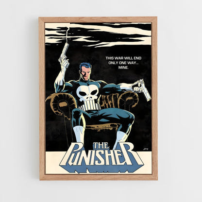 punisher-10 cadre Bois clair