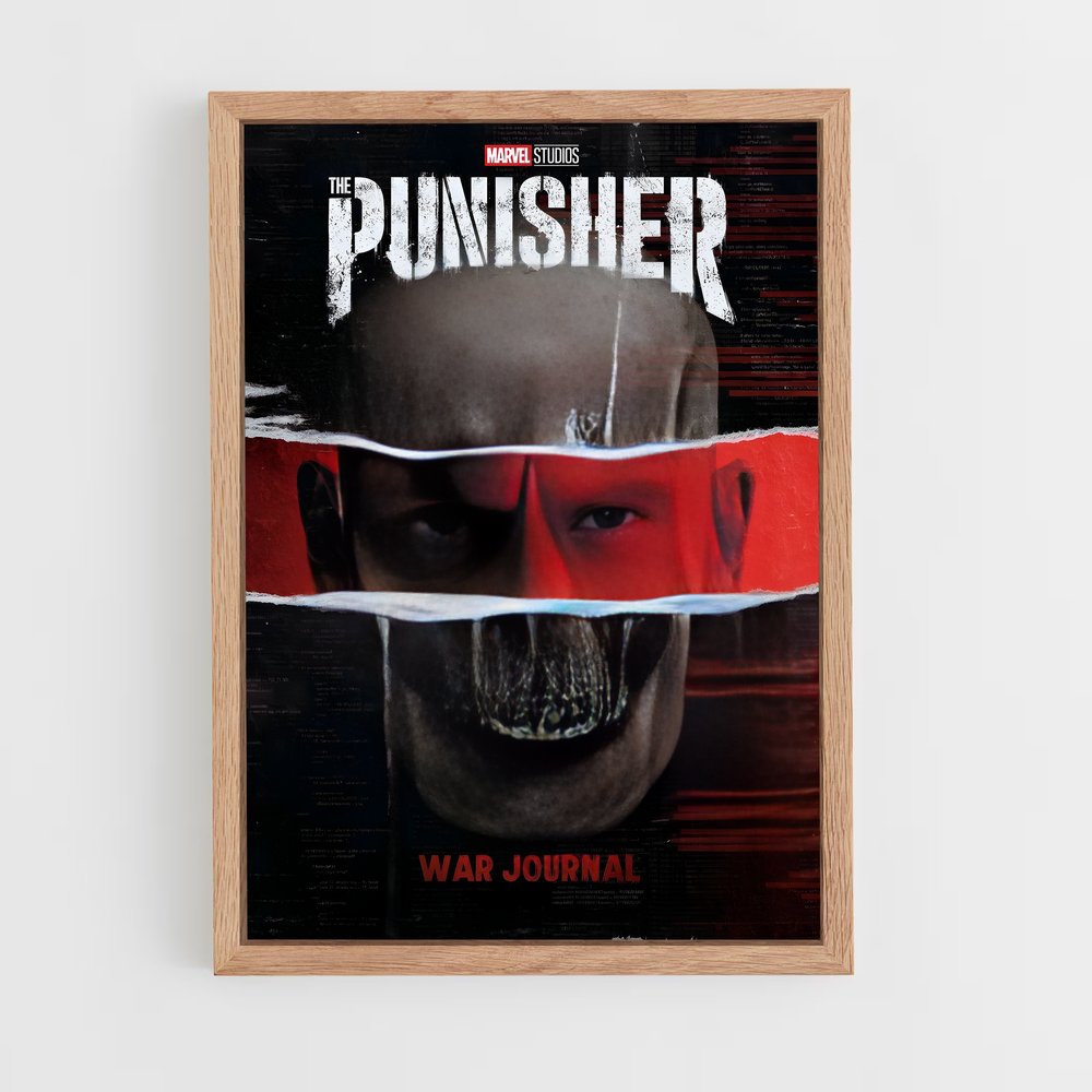 punisher-11 cadre Bois clair