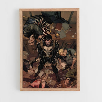 punisher-3 cadre Bois clair