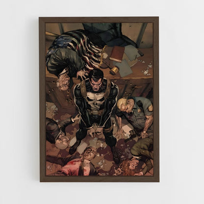 punisher-3 cadre Bois foncé