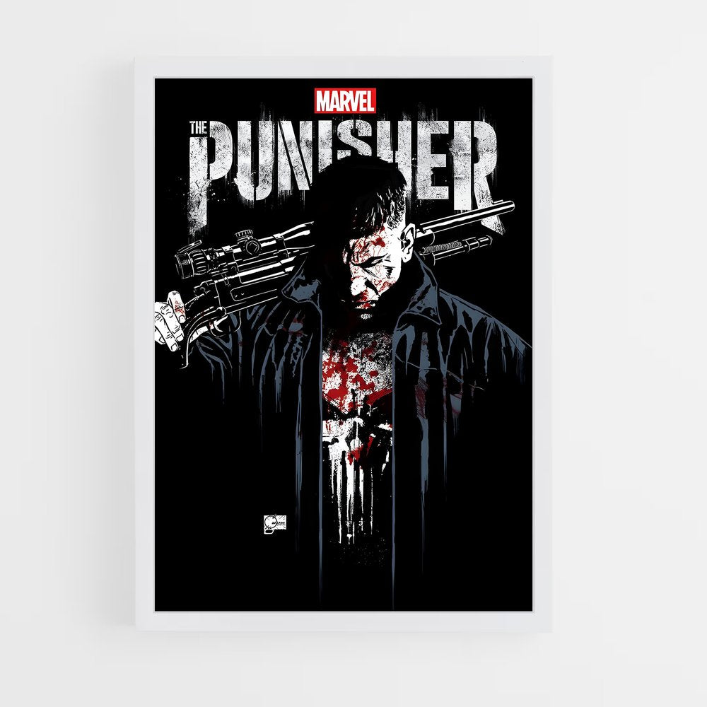 punisher-4 cadre Blanc