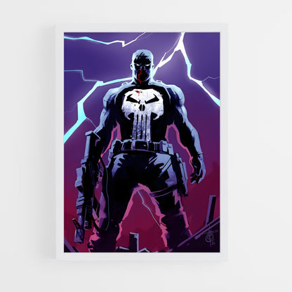punisher-5 cadre Blanc