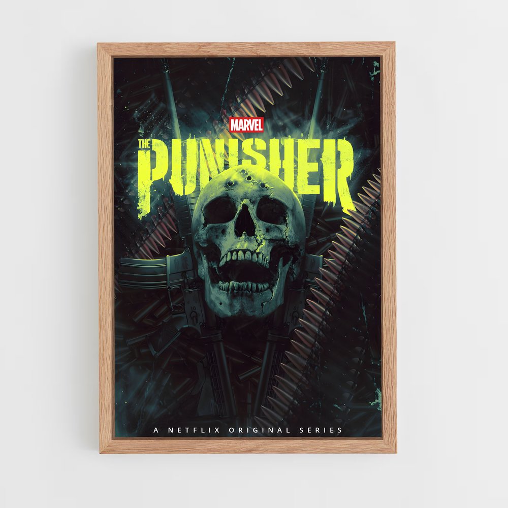 punisher-9 cadre Bois clair