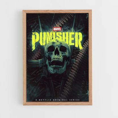 punisher-9 cadre Bois clair
