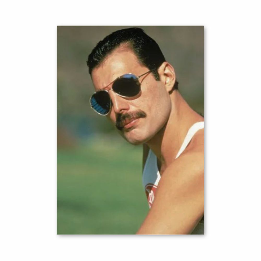 Póster Bigote de Freddy Mercury