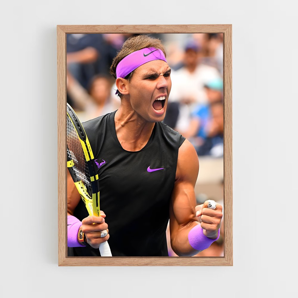 raphael-nadal-2 cadre Bois clair