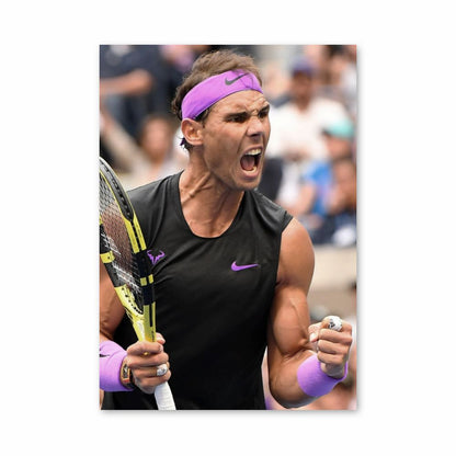 Póster Rafael Nadal Púrpura