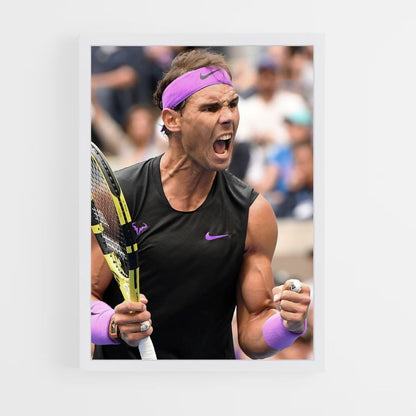 Póster Rafael Nadal Púrpura