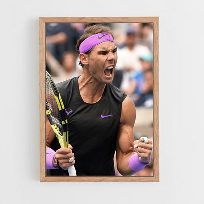 Póster Rafael Nadal Púrpura