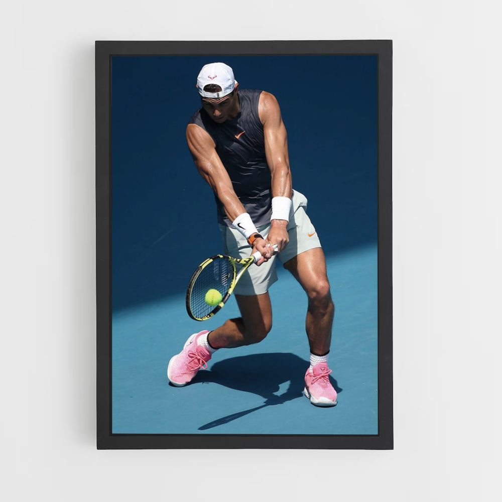 Póster Rafael Nadal Azul