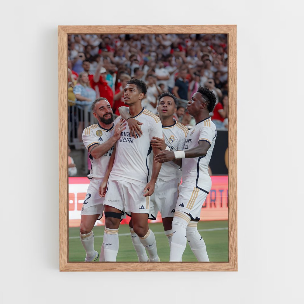 real-madrid-4 cadre Bois clair