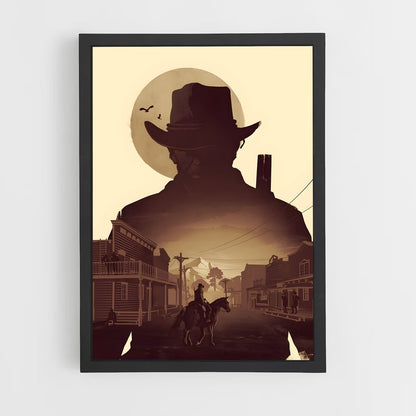 red-dead-redemption-2 cadre Noir