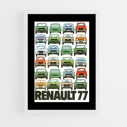 renault-13 cadre Blanc