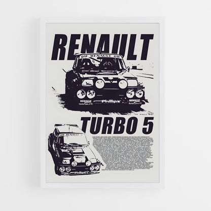renault-14 cadre Blanc