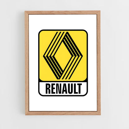 renault-9 cadre Bois clair