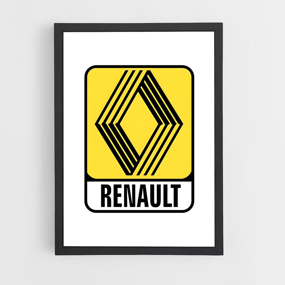 renault-9 cadre Noir