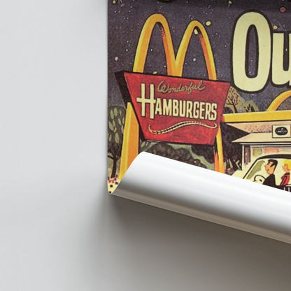 Póster Vintage de Mcdonald