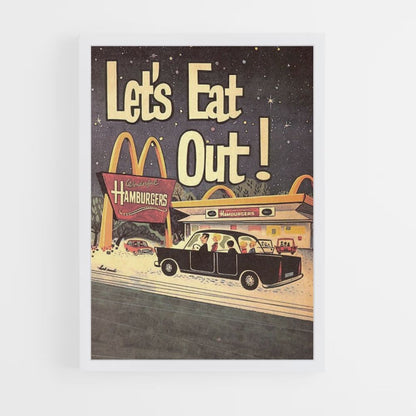 Póster Vintage de Mcdonald