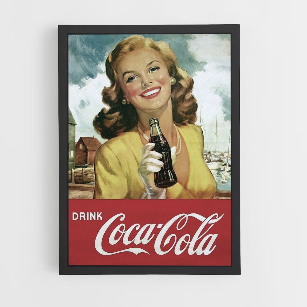 Póster Coca-Cola vintage