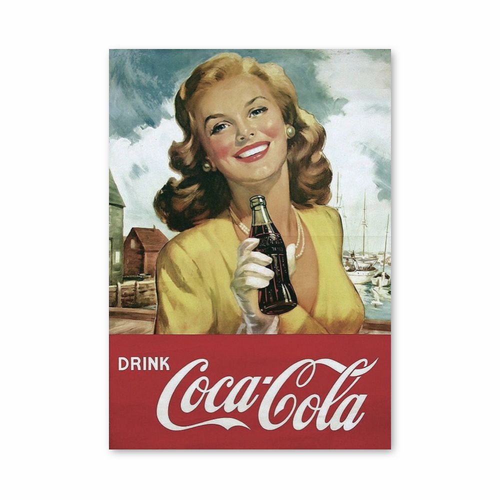 Póster Coca-Cola vintage