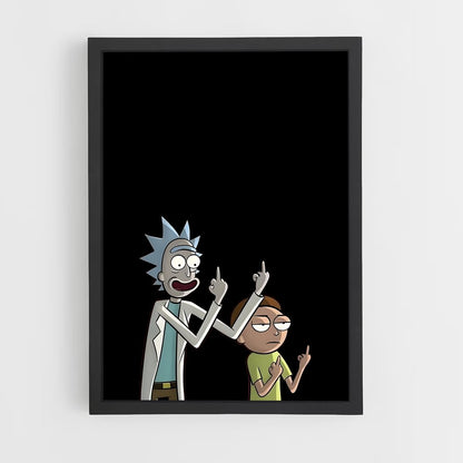 rick-and-morty-11 cadre Noir