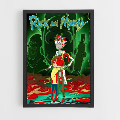 rick-and-morty-6 cadre Noir